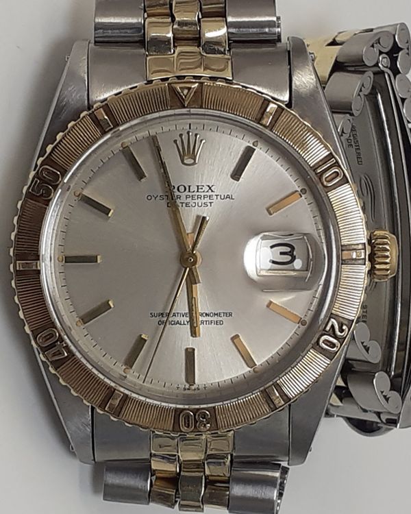 Rolex Datejust Turn-O-Graph 36MM Silver Dial Two-Tone Jubilee Bracelet (1625)