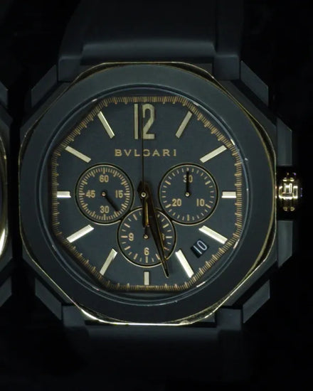 2019 Bvlgari Octo Velocissimo 41MM Black Dial Rubber Strap (103075)