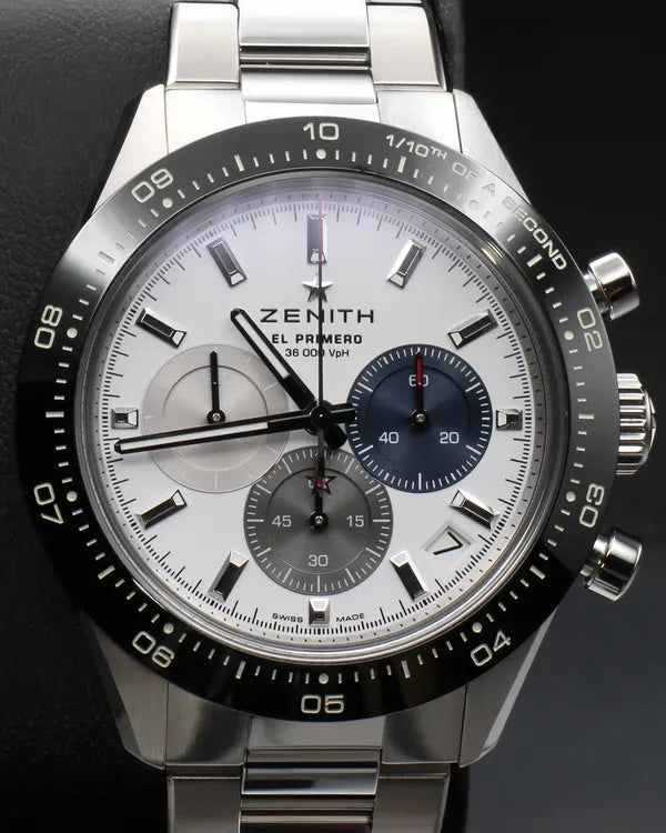 2024 Zenith Chronomaster Sport 41MM White Dial Steel Bracelet (03.3100.3600/69.M3100)