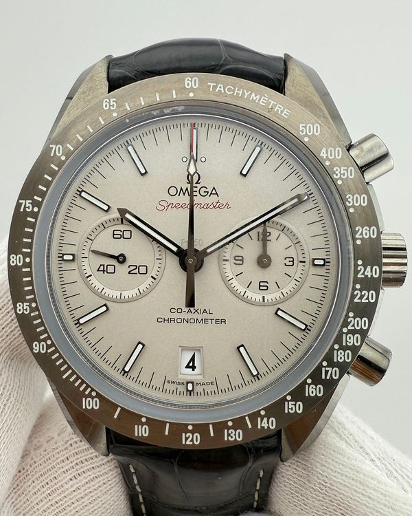 2020 Omega Speedmaster Dark Side of the Moon "Grey Side" 44.25MM Grey Dial Leather Strap (311.93.44.51.99.001)