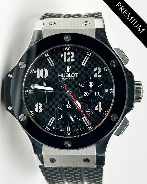 2014 Hublot Big Bang 44MM Carbon Fiber Dial Rubber Strap (301.SB.131.RX)