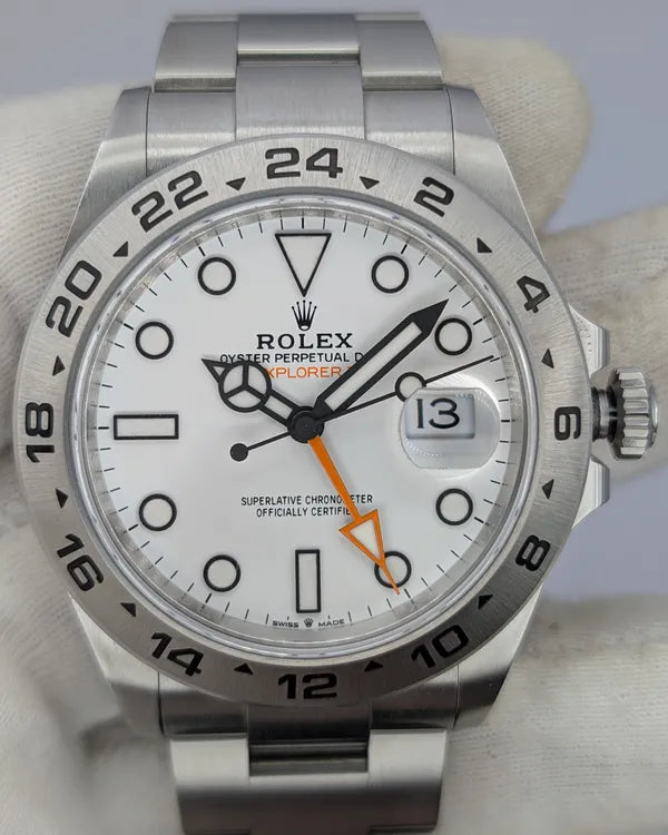 2024 Rolex Explorer II "Polar" 42MM White Dial Oyster Bracelet (226570)