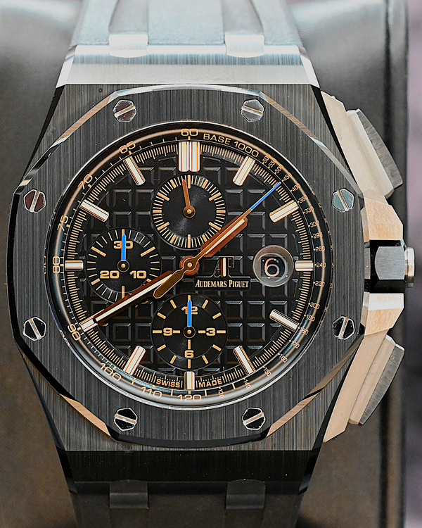 2018 Audemars Piguet Royal Oak Offshore Chronograph 44MM Black Dial Rubber Strap (26405CE.00.A002CA.02)