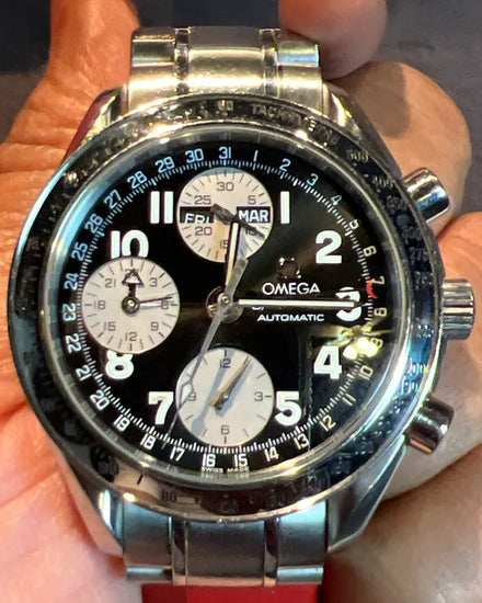 Omega Speedmaster Day Date 39MM Black Dial Steel Bracelet (3523.51.00)