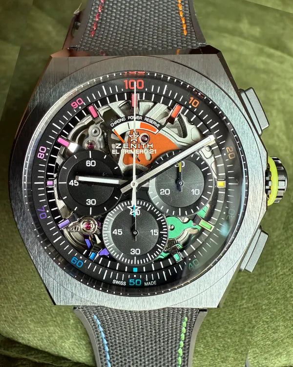 2024 Zenith Defy 21 Chroma L.E. 44MM Skeleton Dial Rubber Strap (49.9013.9004/21.R952)