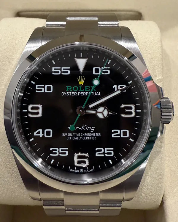 2025 Rolex Air-King 40MM Black Dial Oyster Bracelet (126900)