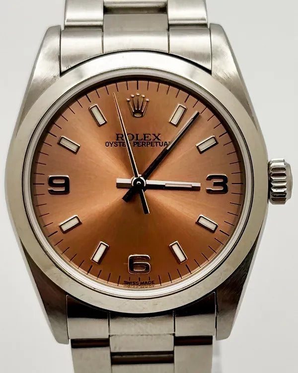 Rolex Oyster Perpetual 31MM Salmon Dial Oyster Bracelet (67480)
