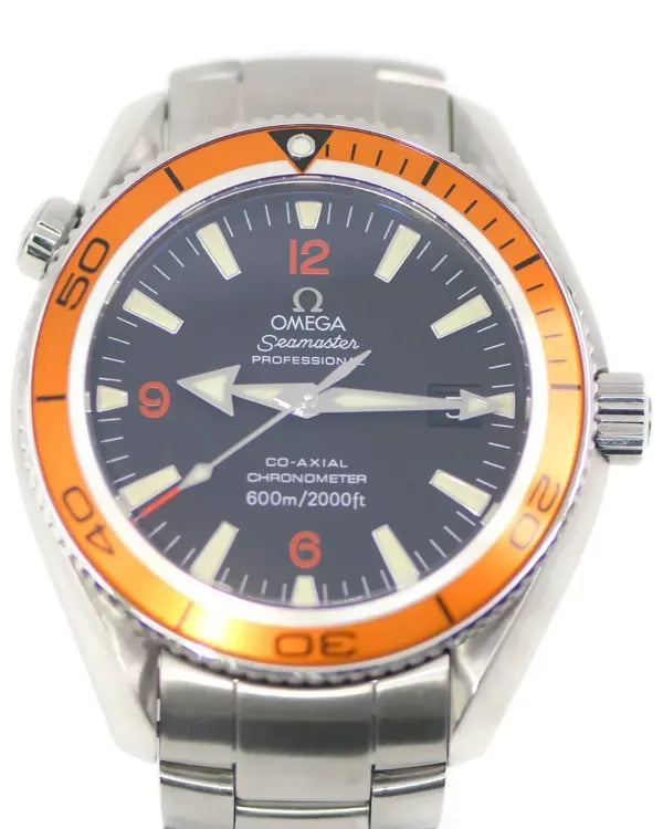 Omega Seamaster Planet Ocean 600M 45.5MM Black Dial Steel Bracelet (2208.50.00)