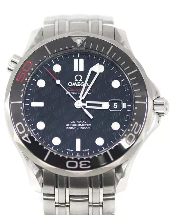 Omega Seamaster Diver 300M "James Bond 50th Anniversary" L.E. 41MM Black Dial Steel Bracelet (212.30.41.20.01.005)