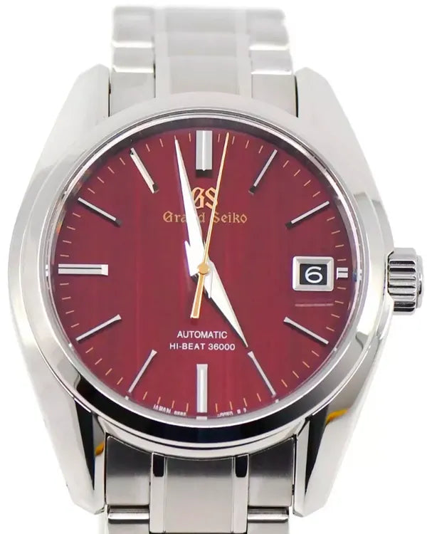 Grand Seiko Heritage Collection "Autumn Red" L.E. 39.5MM Red Dial Steel Bracelet (SBGH269)