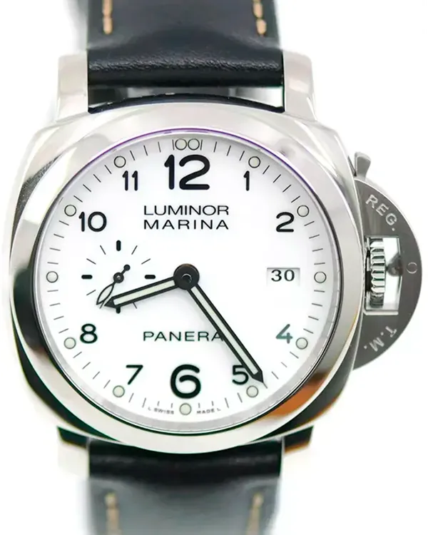 Panerai Luminor Marina 1950 3 Days 44MM White Dial Leather Strap (PAM00499)