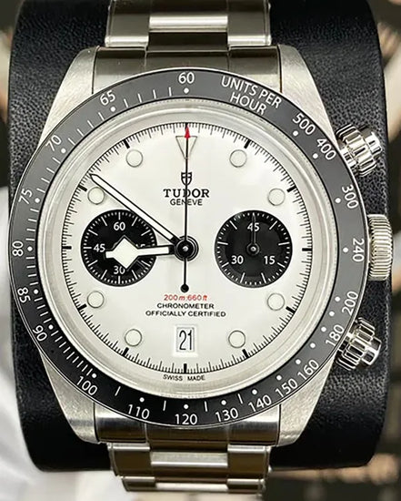 2022 Tudor Black Bay Chrono "Panda" 41MM White Dial Steel Bracelet (79360N)