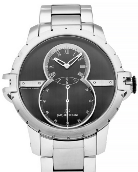 2023 Jaquet Droz Grande Seconde SW 45MM Black Dial Steel Bracelet (J029030-48)