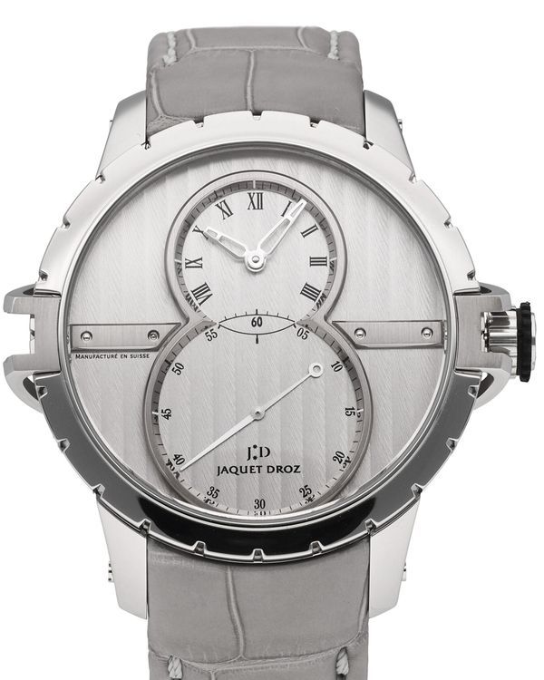 2023 Jaquet Droz Grande Seconde SW 41MM Silver Dial Leather Strap (J029020-42)
