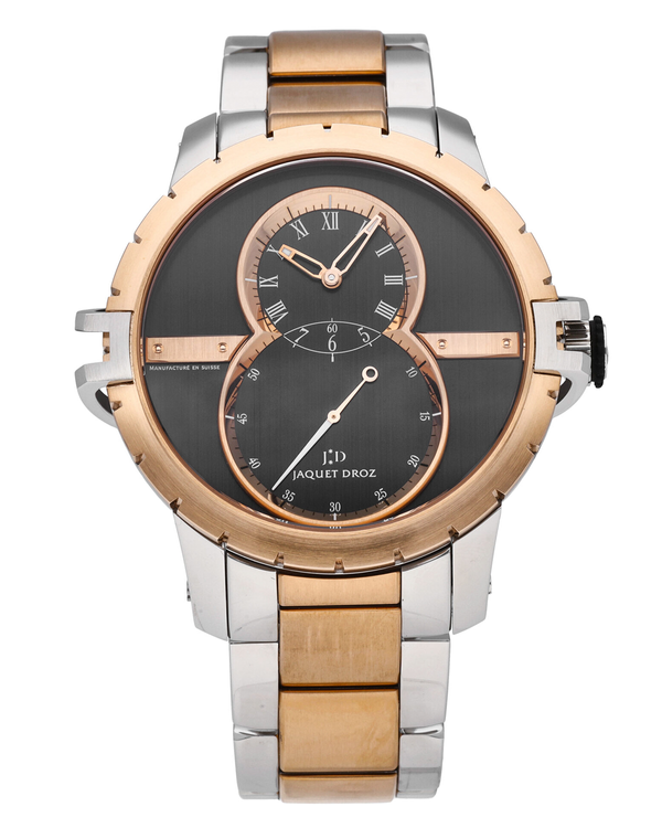 2023 Jaquet Droz Grande Seconde SW 45MM Grey Dial Two-Tone Bracelet (J029037-41)