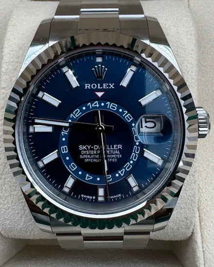 2025 Rolex Sky-Dweller 42MM Blue Dial Oyster Bracelet (336934)