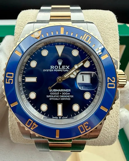 2025 Rolex Submariner Date "Bluesy" 41MM Blue Dial Two-Tone Oyster Bracelet (126613LB)