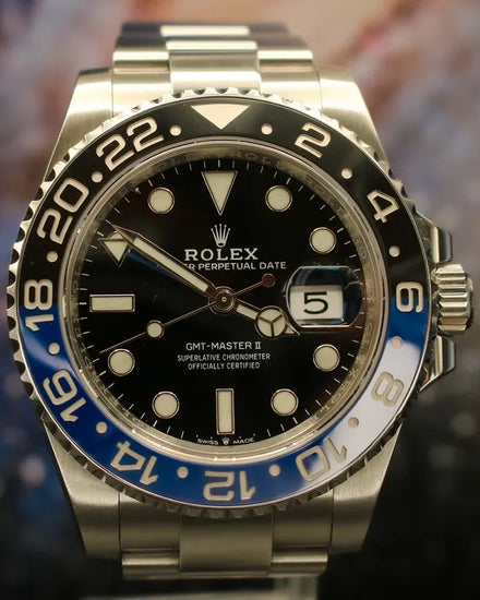 2023 Rolex GMT-Master II "Batman" 40MM Black Dial Oyster Bracelet (126710BLNR)