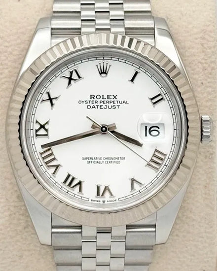 Rolex Datejust 41MM White Dial Jubilee Bracelet (126334)