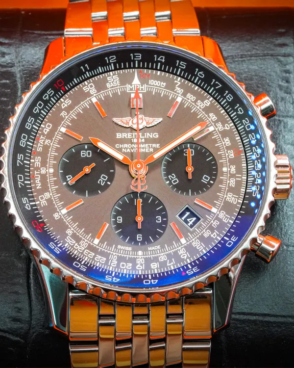 2016 Breitling Navitimer B01 Chrono L.E. 43MM Grey Dial Steel Bracelet (AB012124/F569)
