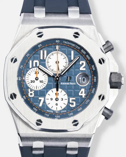 2017 Audemars Piguet Royal Oak Offshore "Navy" 42MM Blue Dial Rubber Strap (26470ST.OO.A027CA.01)