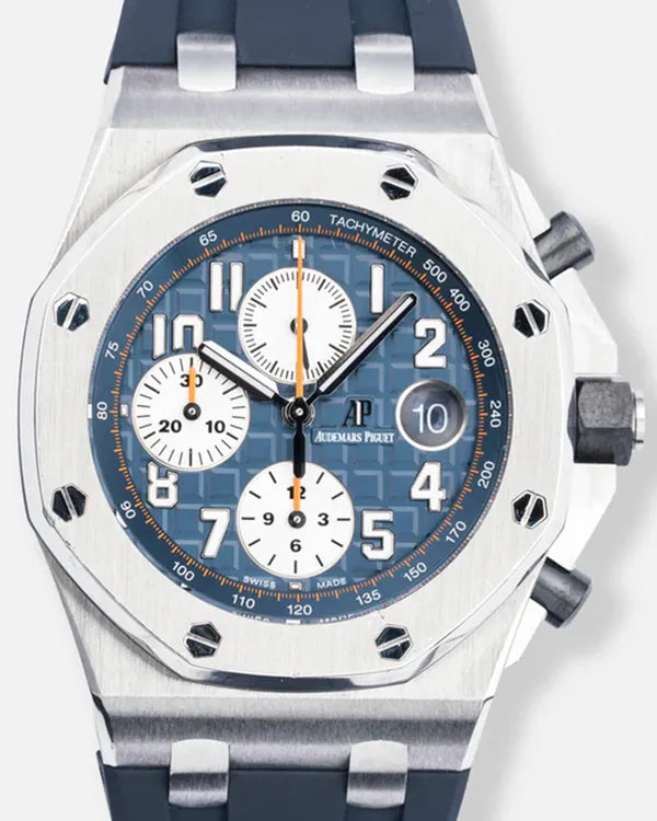 2017 Audemars Piguet Royal Oak Offshore "Navy" 42MM Blue Dial Rubber Strap (26470ST.OO.A027CA.01)