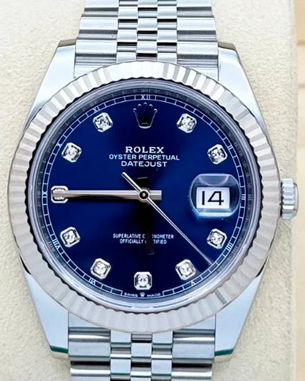 2021 Rolex Datejust 41MM Blue Dial Jubilee Bracelet (126334)