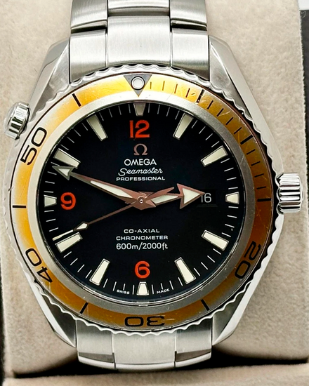 Omega Seamaster Planet Ocean 600M 42MM Black Dial Steel Bracelet (2909.50.83)