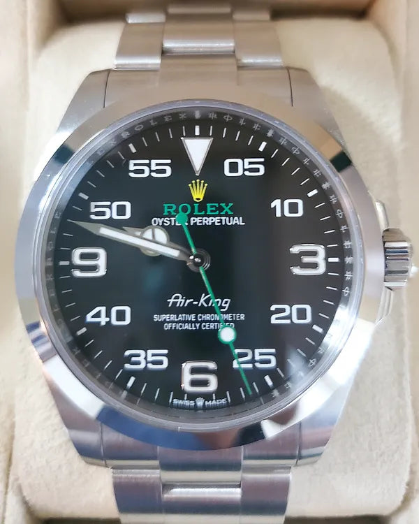 2023 Rolex Air-King 40MM Black Dial Oyster Bracelet (126900)
