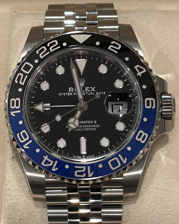 2019 Rolex GMT-Master II "Batgirl" 40MM Black Dial Jubilee Bracelet (126710BLNR)