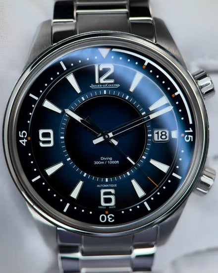 2021 Jaeger-LeCoultre Polaris Mariner Date 42MM Blue Dial Steel Bracelet (Q9068180)