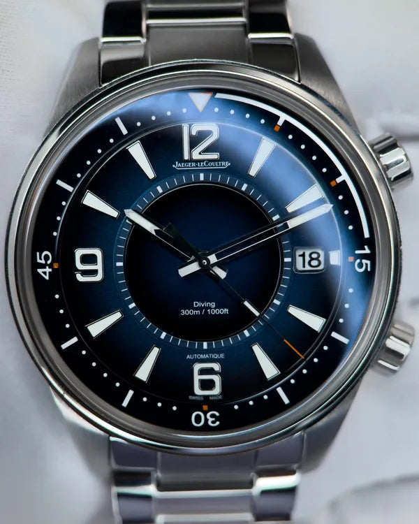 2021 Jaeger-LeCoultre Polaris Mariner Date 42MM Blue Dial Steel Bracelet (Q9068180)