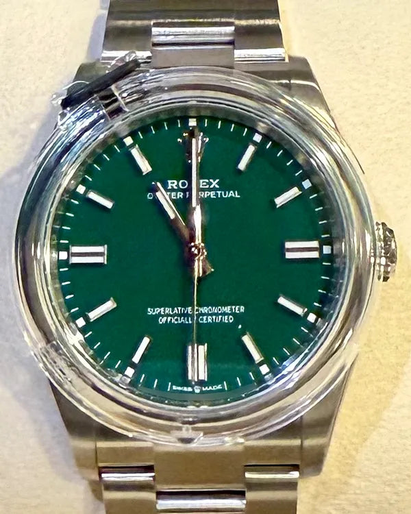 2025 Rolex Oyster Perpetual 36MM Green Dial Oyster Bracelet (126000)