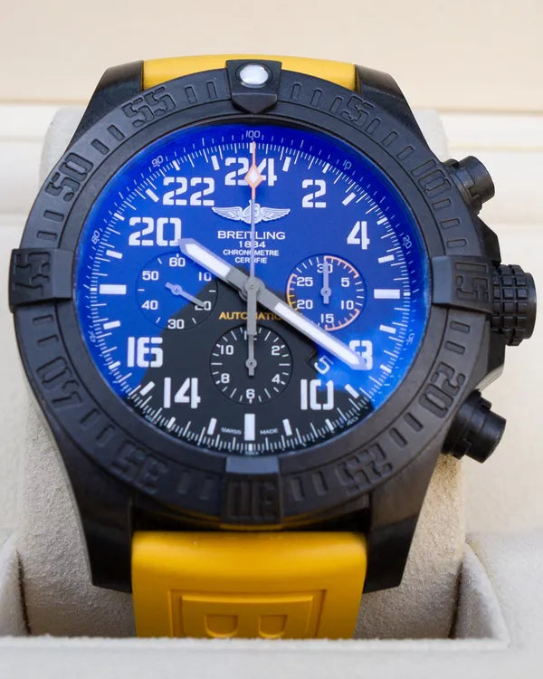 Breitling Avenger "Hurricane" 50MM Black Dial Rubber Strap (XB1210)