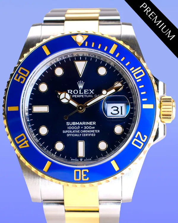 2025 Rolex Submariner Date "Bluesy" 41MM Blue Dial Two-Tone Oyster Bracelet (126613LB)