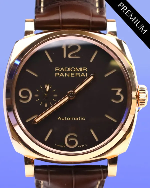 Panerai Radiomir 1940 3 Days 45MM Brown Dial Leather Strap (PAM00573)