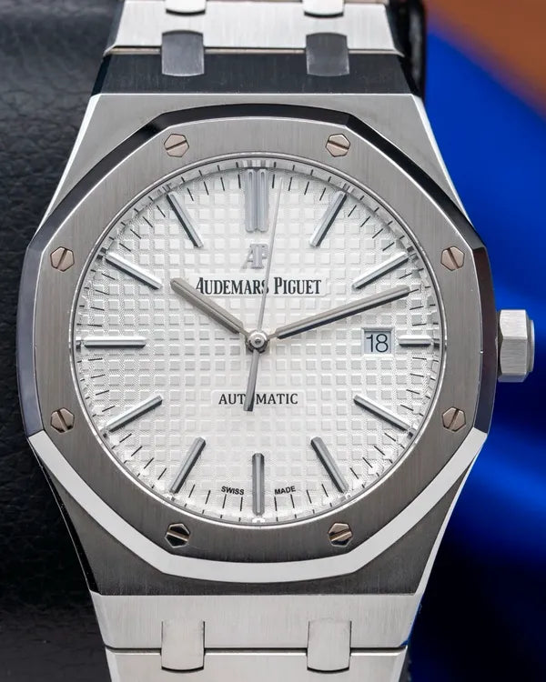 2015 Audemars Piguet Royal Oak 41MM White Dial Steel Bracelet (15400ST)