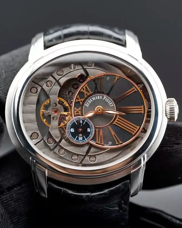 2017 Audemars Piguet Millenary 47MM Skeleton Dial Leather Strap (15350ST.OO.D002CR.01)