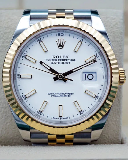 2020 Rolex Datejust 41MM White Dial Two-Tone Jubilee Bracelet (126333)