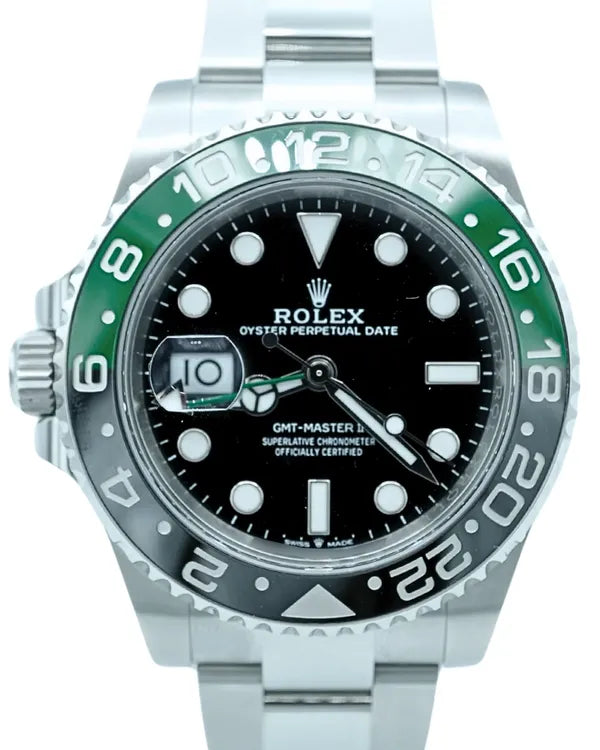 2024 Rolex GMT-Master II "Sprite" 40MM Black Dial Oyster Bracelet (126720VTNR)