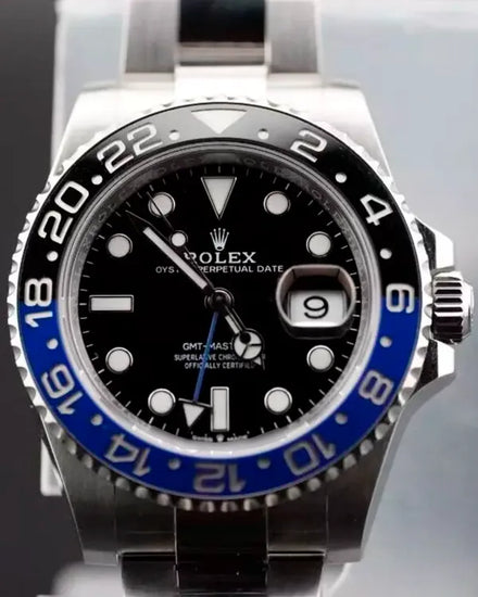 2022 Rolex GMT-Master II "Batman" 40MM Black Dial Oyster Bracelet (126710BLNR)