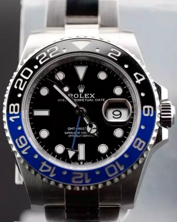 2022 Rolex GMT-Master II "Batman" 40MM Black Dial Oyster Bracelet (126710BLNR)
