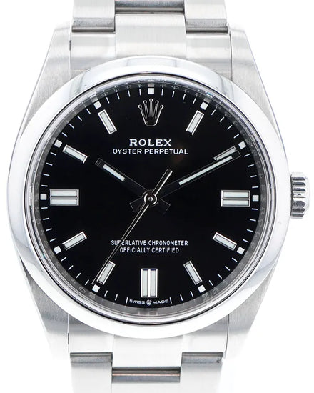 Rolex Datejust 36MM Black Dial Oyster Bracelet (116200)
