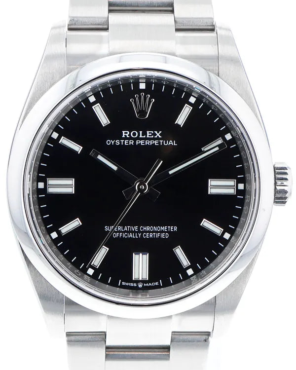 Rolex Datejust 36MM Black Dial Oyster Bracelet (116200)