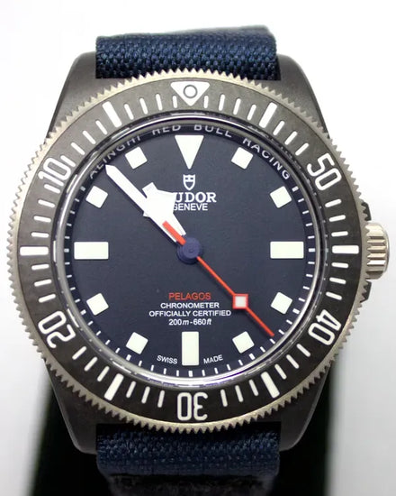 2024 Tudor Pelagos FXD "Alinghi Red Bull Racing" 42MM Blue Dial Textile Strap (25707KN)