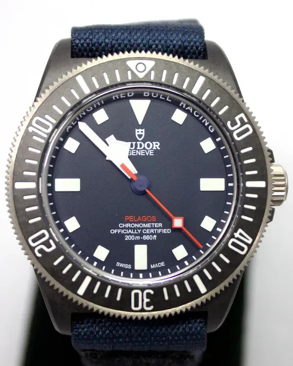 2024 Tudor Pelagos FXD "Alinghi Red Bull Racing" 42MM Blue Dial Textile Strap (25707KN)