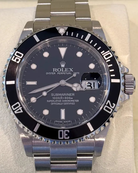 2010 Rolex Submariner Date 40MM Black Dial Oyster Bracelet (16610)