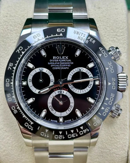 2019 Rolex Cosmograph Daytona 40MM Black Dial Oyster Bracelet (116500LN)
