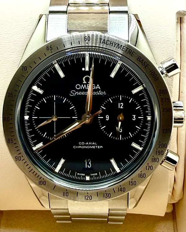 Omega Speedmaster '57 Chronograph 41.5MM Black Dial Steel Bracelet (331.10.42.51.01.001)