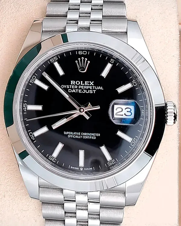 2023 Rolex Datejust 41MM Black Dial Jubilee Bracelet (126300)